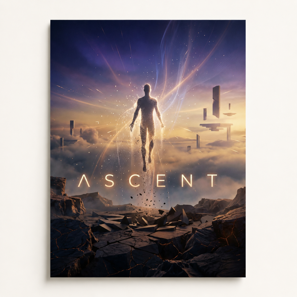 Ascent A4 Framed Poster