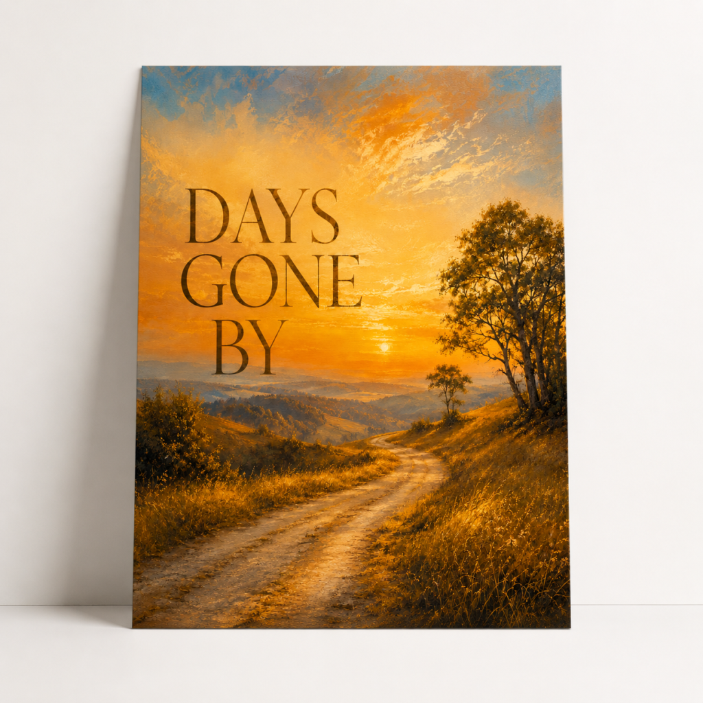 Days Gone By A4 Framed Poster