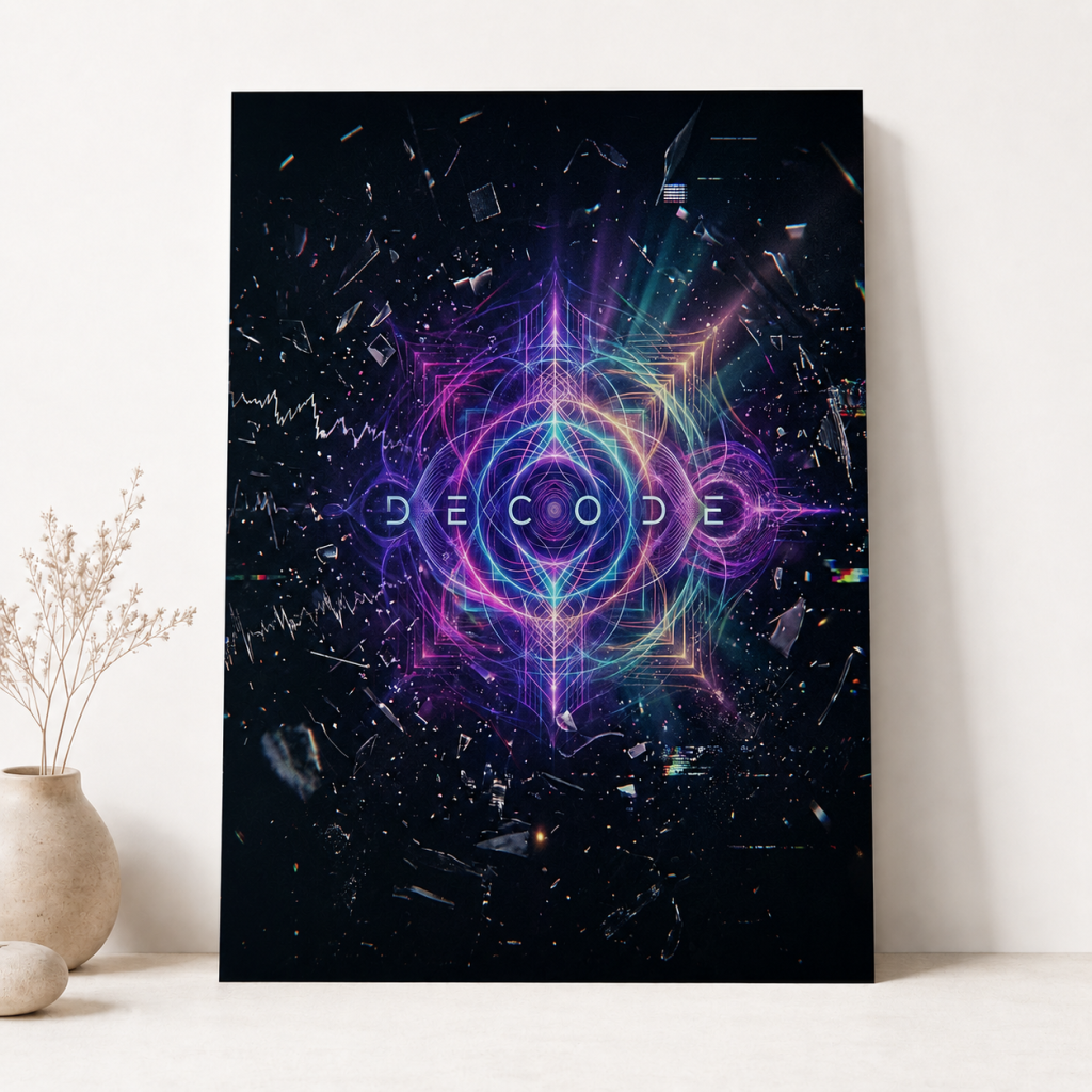 Decode A4 Framed Poster