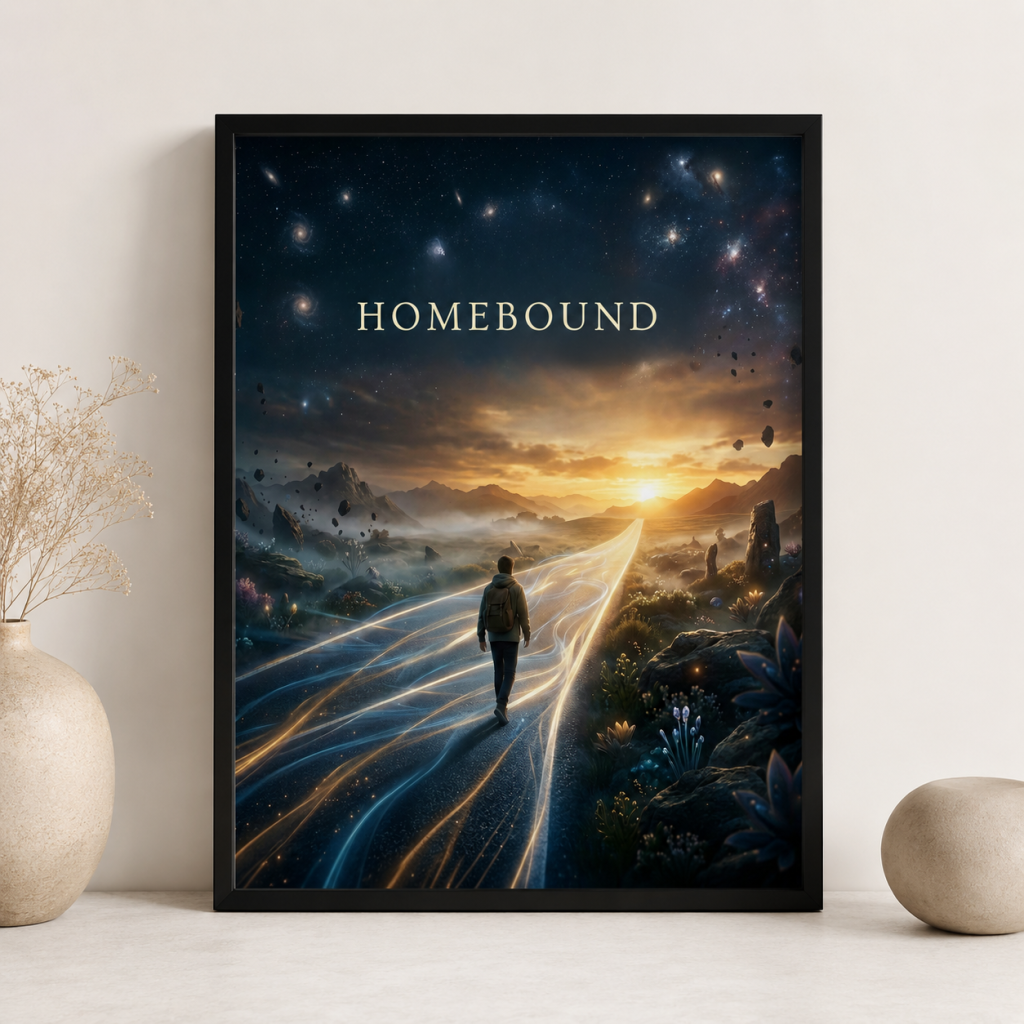 Homebound A4 Framed Poster