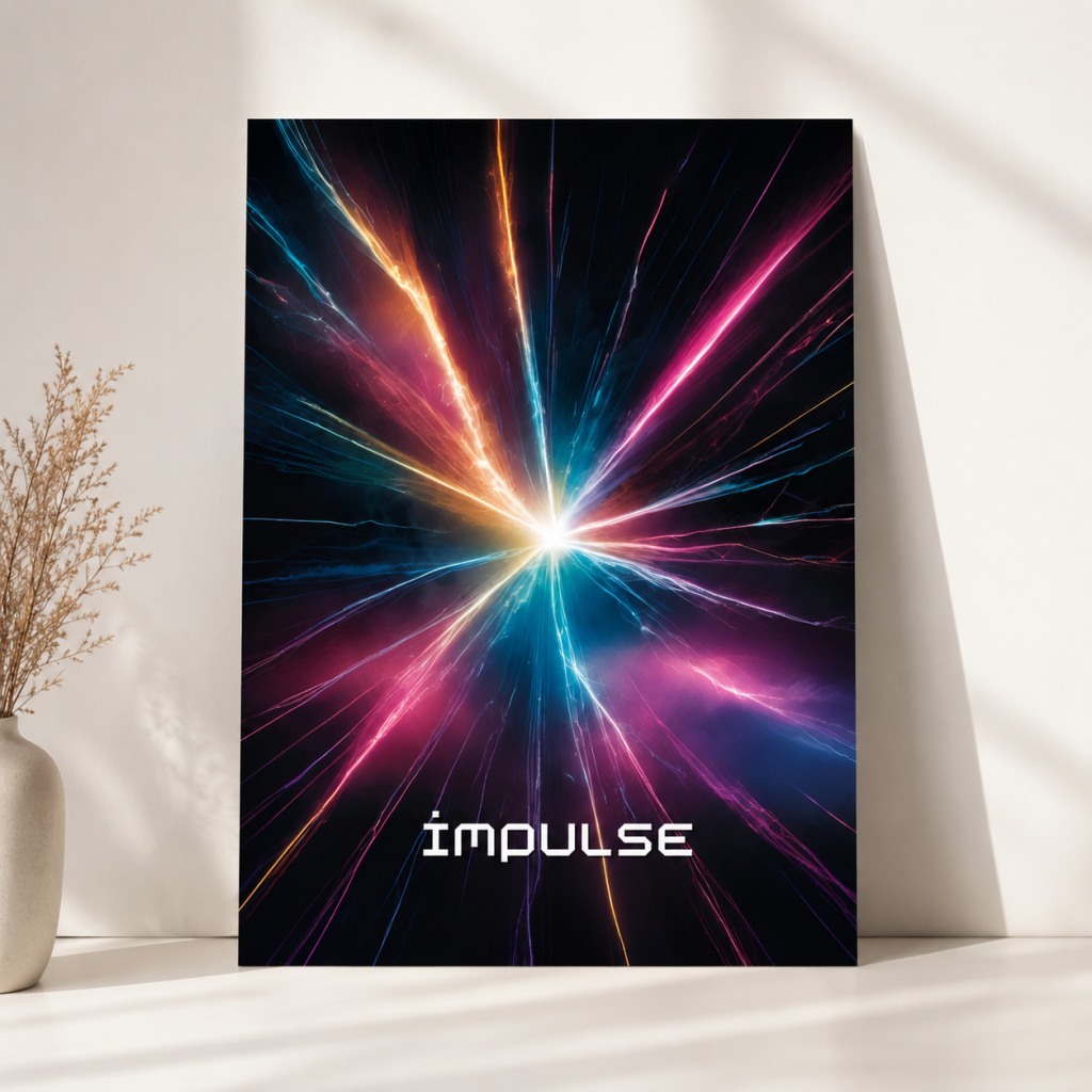 Impulse A4 Framed Poster