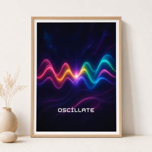 Oscillate A3 Poster