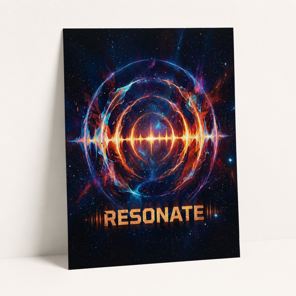 Resonate A4 Framed Poster